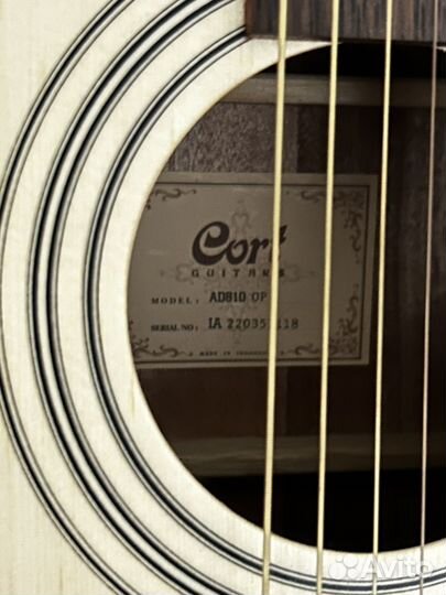 Акустическая гитара cort ad 810