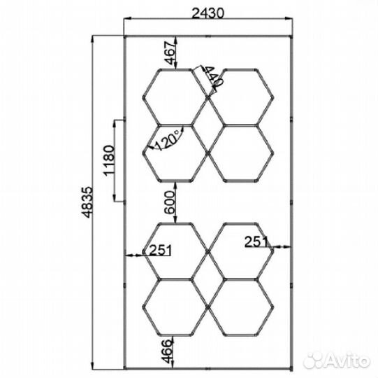 Освещение LED линейные светильники PX-02010