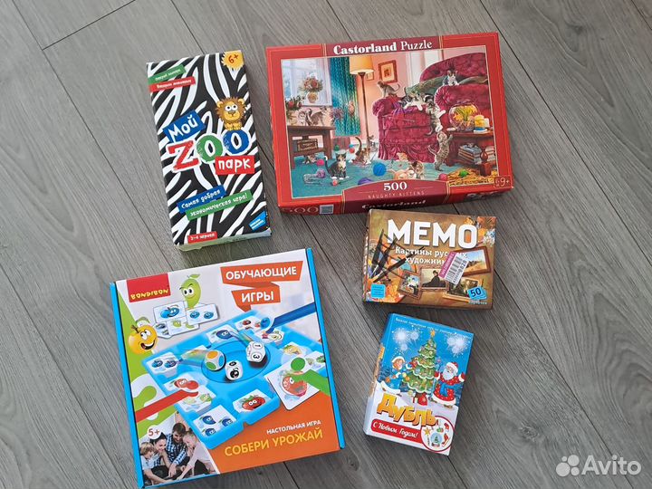 Настольные игры для детей 6+