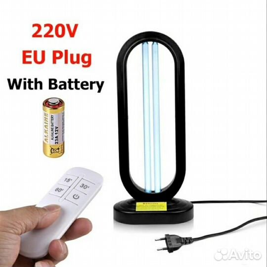 Лампа бактерицидная ультрафиолетовая кварцевая 38W