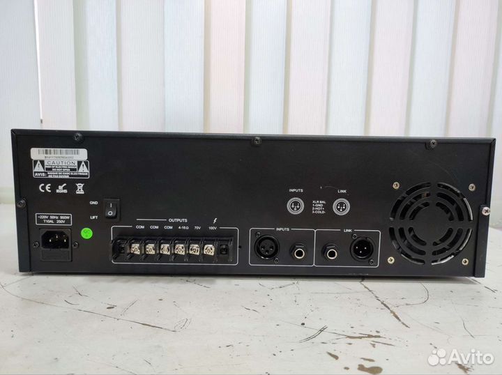 Трансляционный усилитель 650Вт ITC escort T-6650