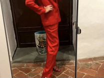 Красный брючный костюм H&M