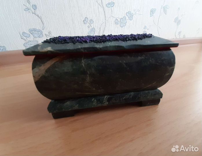 Малахитовая шкатулка для украшений