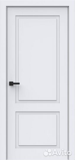 Двери межкомнатные классические белые