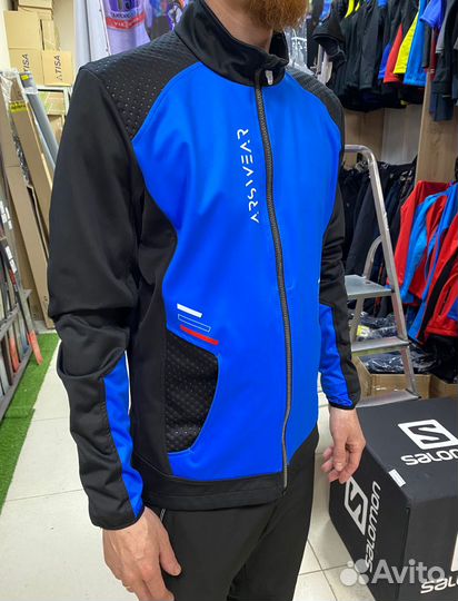 Куртка лыжная разминочная Arswear Softshell Russia