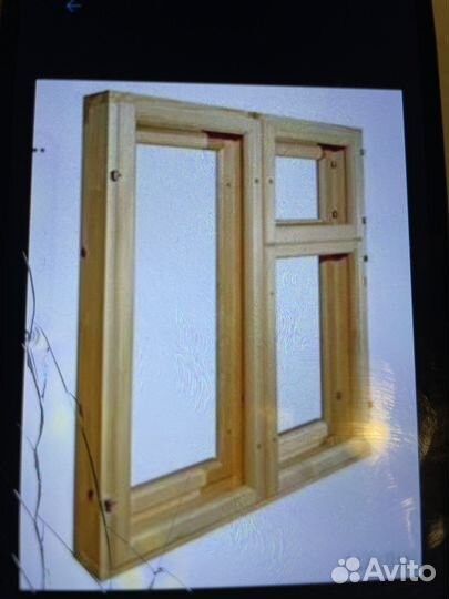 Деревянные окна новые