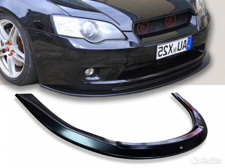 Передний сплиттер, губа Subaru Legacy BL/BP 03-06