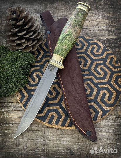 Финка охотничья из стали к340