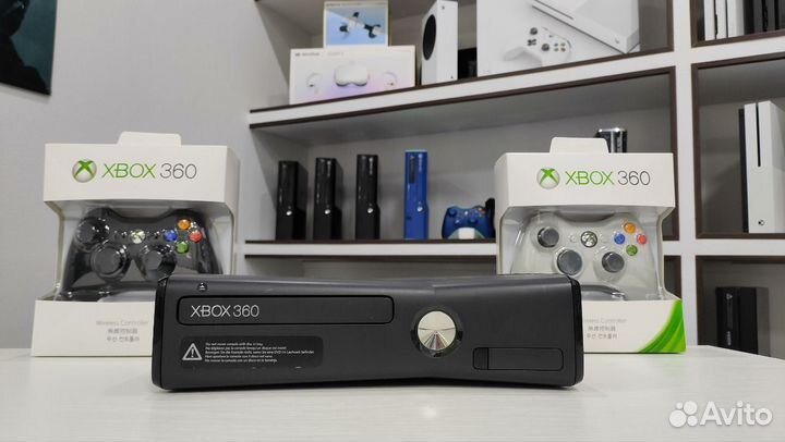 XBox 360 Slim прошитый с играми