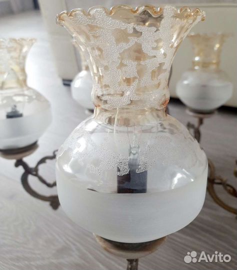 Люстра. Бронзовое литье