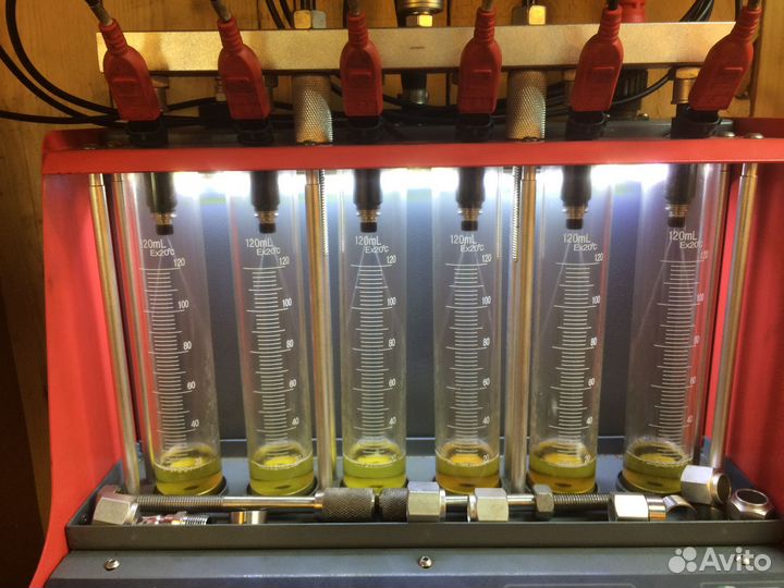 Промывка форсунок на стенде