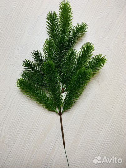 Искусственные литые ветки, ель, нобилис