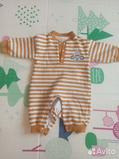 Комбинезон для девочки,мальчика теплый 6-9 месяцев