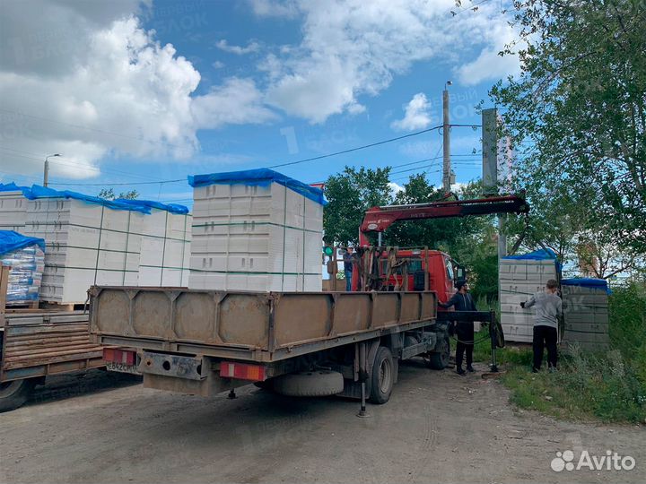 Газобетонные блоки д500 за 48 ч. Коттедж