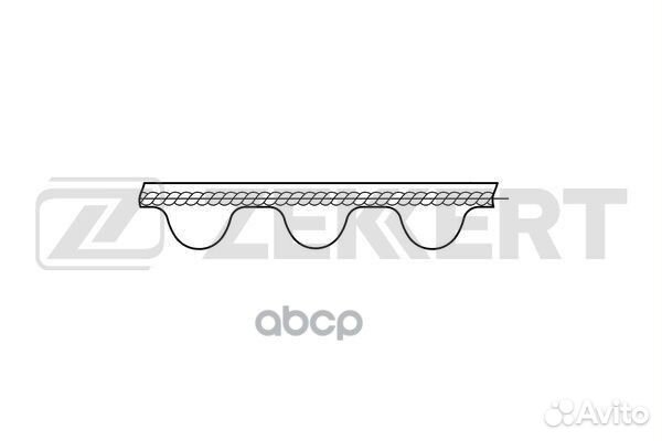 Ремень зубчатый грм Mitsubishi L200 III 05- Pajero