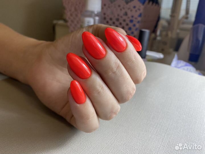 Маникюр, шеллак педикюр гель лак Наращивание ногте