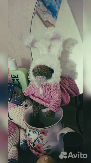 Интерьерная лягушка ручной работы