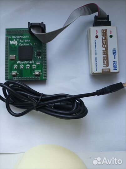 Altera CoreEP4CE10 waveshar + USB Blaster V2, Загр