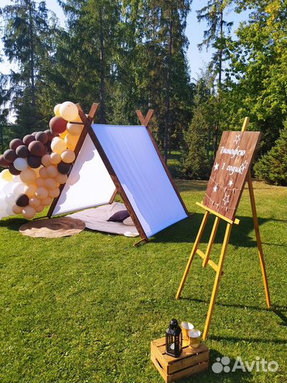 Детский домик вигвам (песочница беседка)