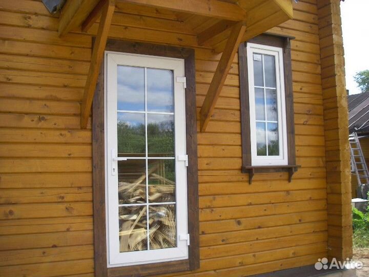 Дверь пластиковая входная