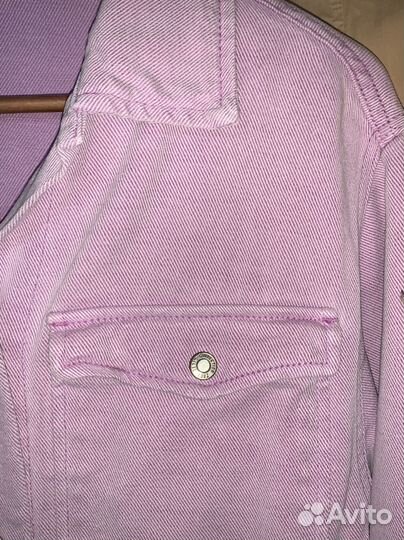 Zara Рубашка джинсовая брюки футболка