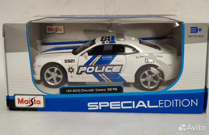 Chevrolet Camaro SS RS 2010 Police 1:24 Maisto