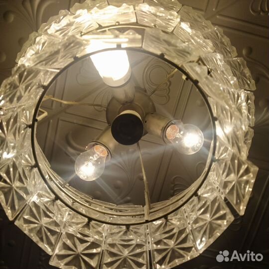 Люстра хрустальная винтаж