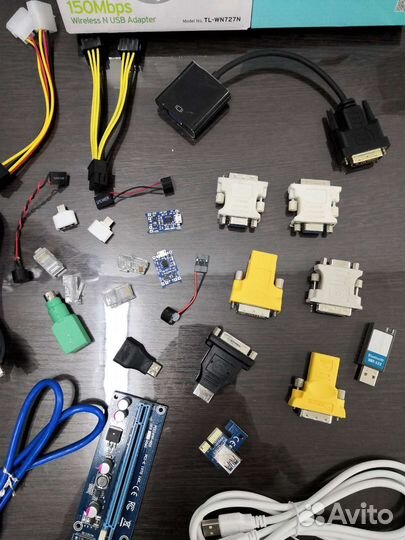 Различные переходники Hdmi, VGA, DVI и другие