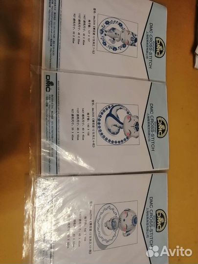 Наборы для вышивки (схема и остатки мулине)