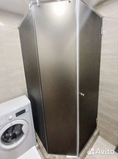 Перегородки стеклянные душевые