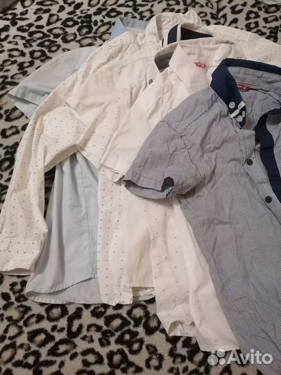 Школьные рубашки для мальчиков 140, 146, 152