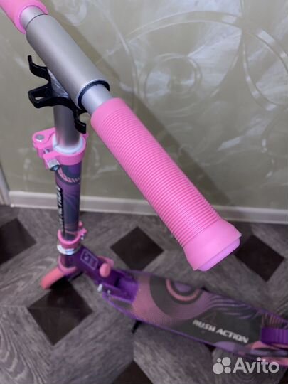 Самокат Rush Action 145мм розовый
