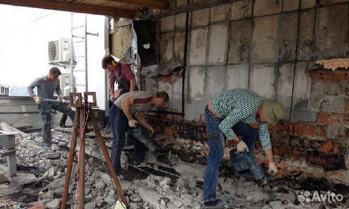Бригада разнорабочих, подсобные работы. Быстро