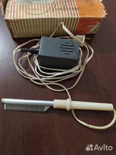 Плойка с расчёской. Ретро