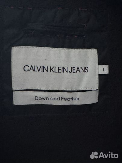 Пуховик мужской calvin klein