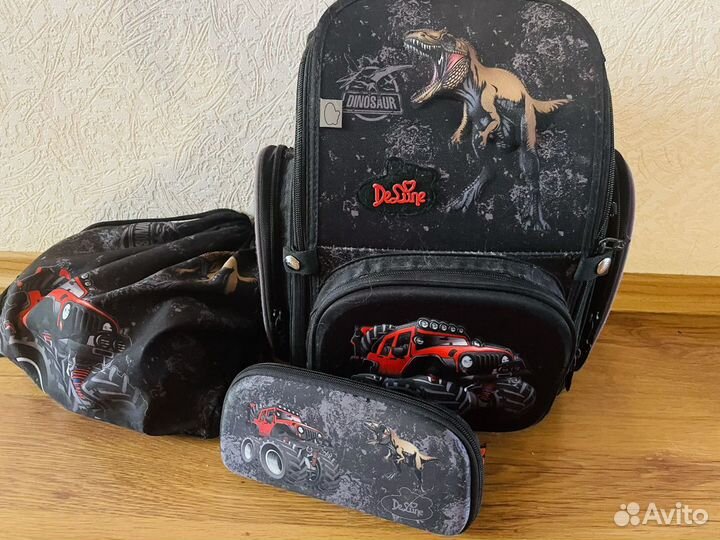 Рюкзак,пенал и мешок для обуви Delune