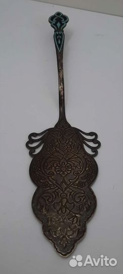 Лопатка для торта Эмаль 875 проба СССР