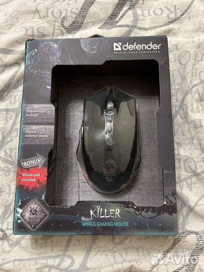 Игровая мышь defender killer