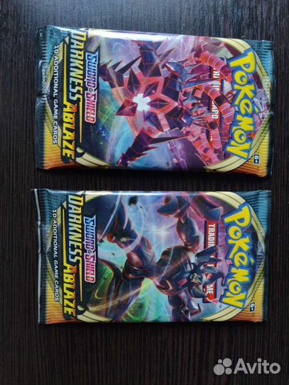 Бустеры Pokemon sword and shield
