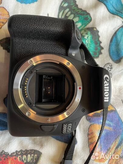 Зеркальный фотоаппарат canon eos 2000d