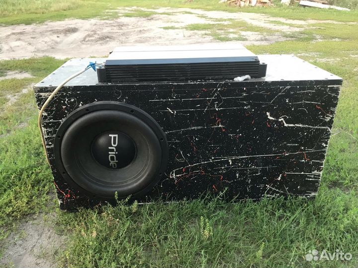 Сабвуфер pride junior 12 pro с усилителем