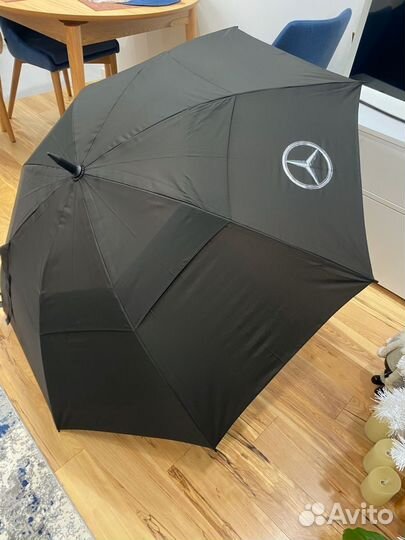 Оригинальный зонт-трость для гольфа Mercedes