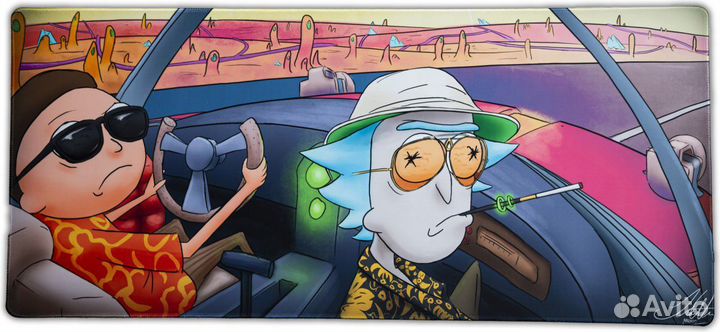 Коврики для мышки Rick and Morty, Genshin, Eren