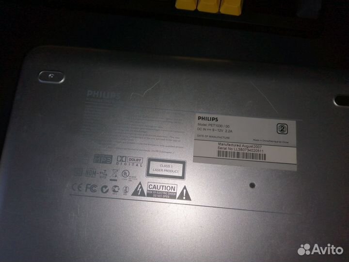 Портативный видеопроигрыватель philips