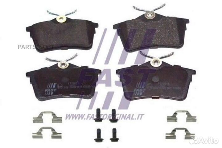Fast FT29515 колодки тормозные citroen berlingo 08