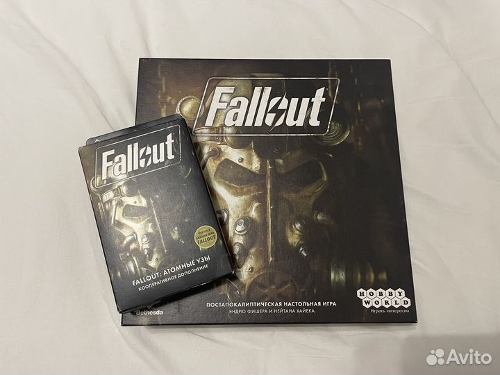 Fallout настольная игра + доп. Атомные узы