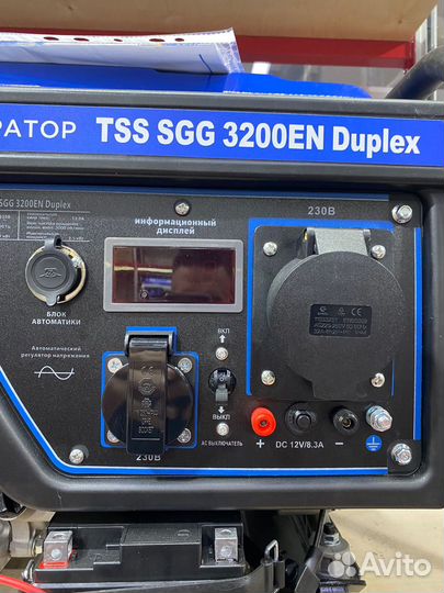 Бензиновый генератор TSS SGG 3200EN Duplex