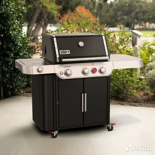 Газовый гриль Weber Genesis E-335 черный