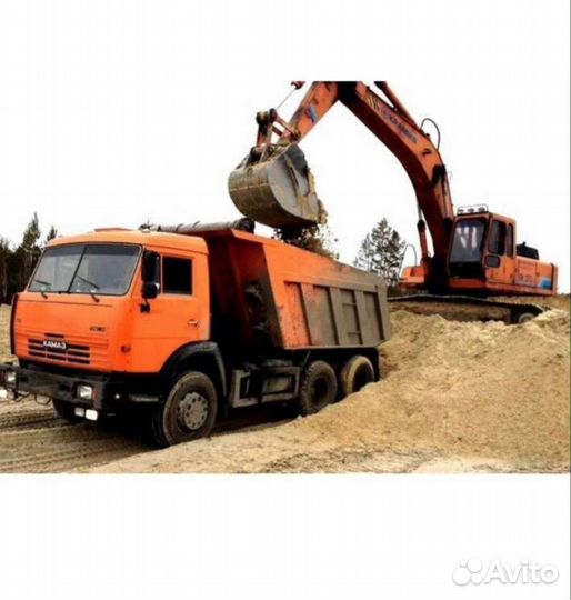 Отсев щебень песок доставка от 3м3