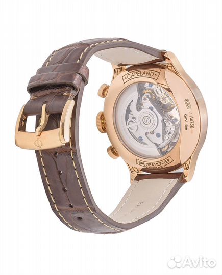 Мужские золотые часы Baume & Mercier Capeland